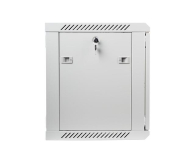 LANBERG Szafa instalacyjna wisząca 19'' 9U 600X450mm szara (drzwi szklane) WF01-6409-10S - 455390 - zdjęcie 4